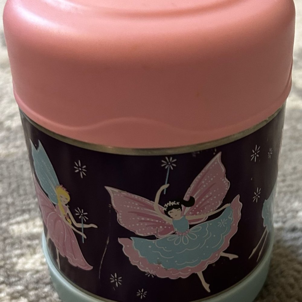Thermos Kids Pottery Barn 10oz Hot/Cold Ballerina Stainless Steel